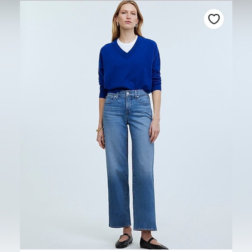 NWT Madewell mid rise perfect vintage wide-leg jean